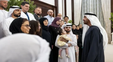 رئيس الدولة يستقبل وفد مركز أبوظبي للخلايا الجذعية ومستشفى ياس كلينك